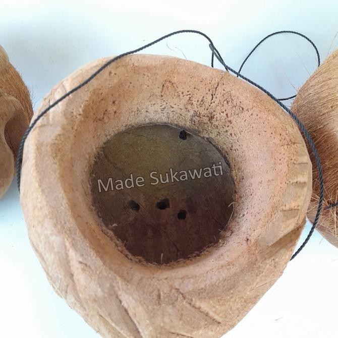 populer] Kerajinan Pot bunga Bahan Batok serabut kelapa motif Bervariasi