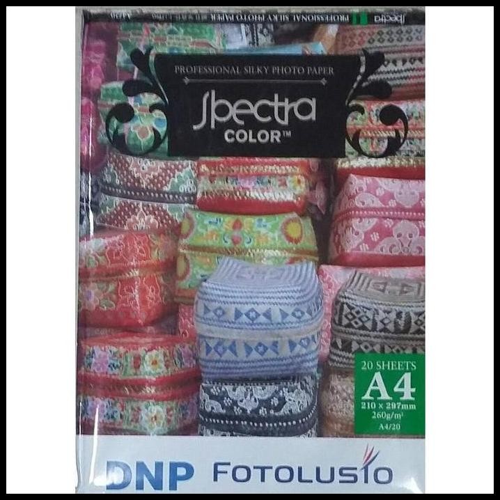 

Kertas Foto Spectra 260 gsm / Photo Paper spectra A4