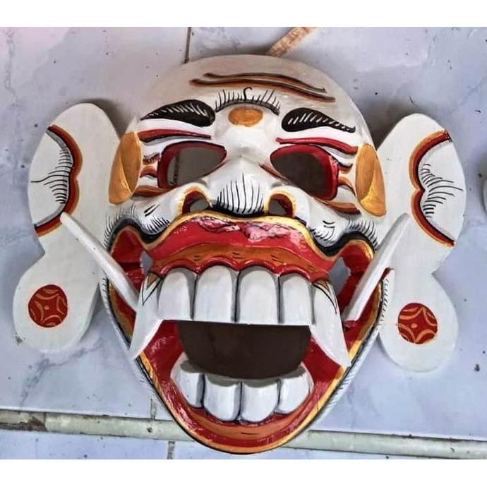 >*>*>*>*] Kerajinan Topeng Leak Celuluk Bali bahan kayu