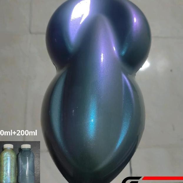 Cat Bunglon Putih Blue Pule Cat Dasar Nardo Grey Pu Paket 400Ml Cat Body Motor Mobil Ve Car Paint