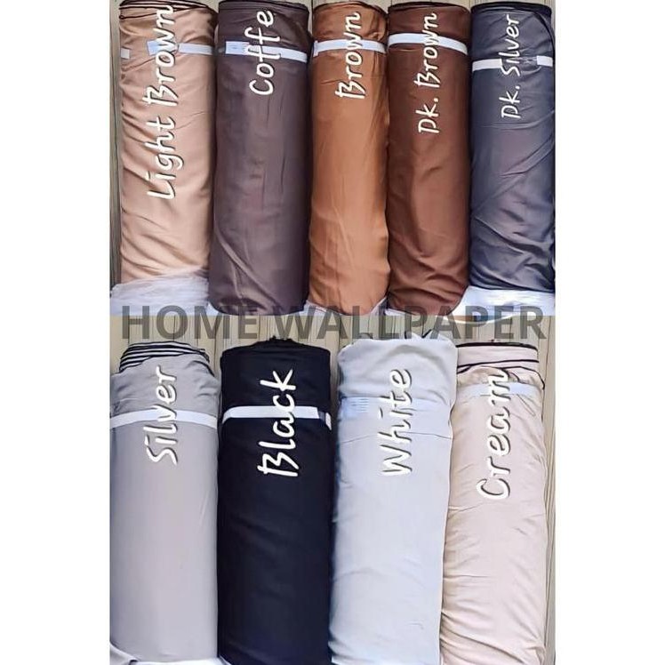 Bahan kain Gorden meteran blackout 80%