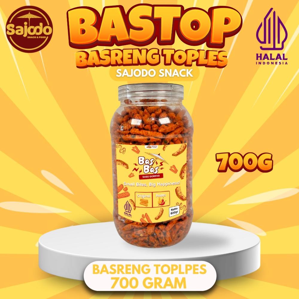 

Special Buy 1 Get 1 Basreng Toples - Sajodo Snack & Food He-146