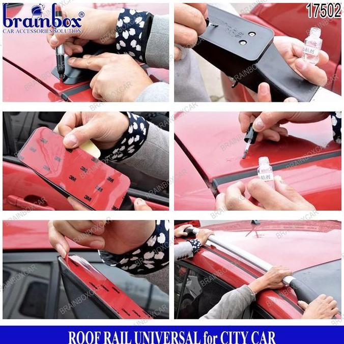Roof Rail Universal City Car Agya Ayla Brio Sporty Roofrail