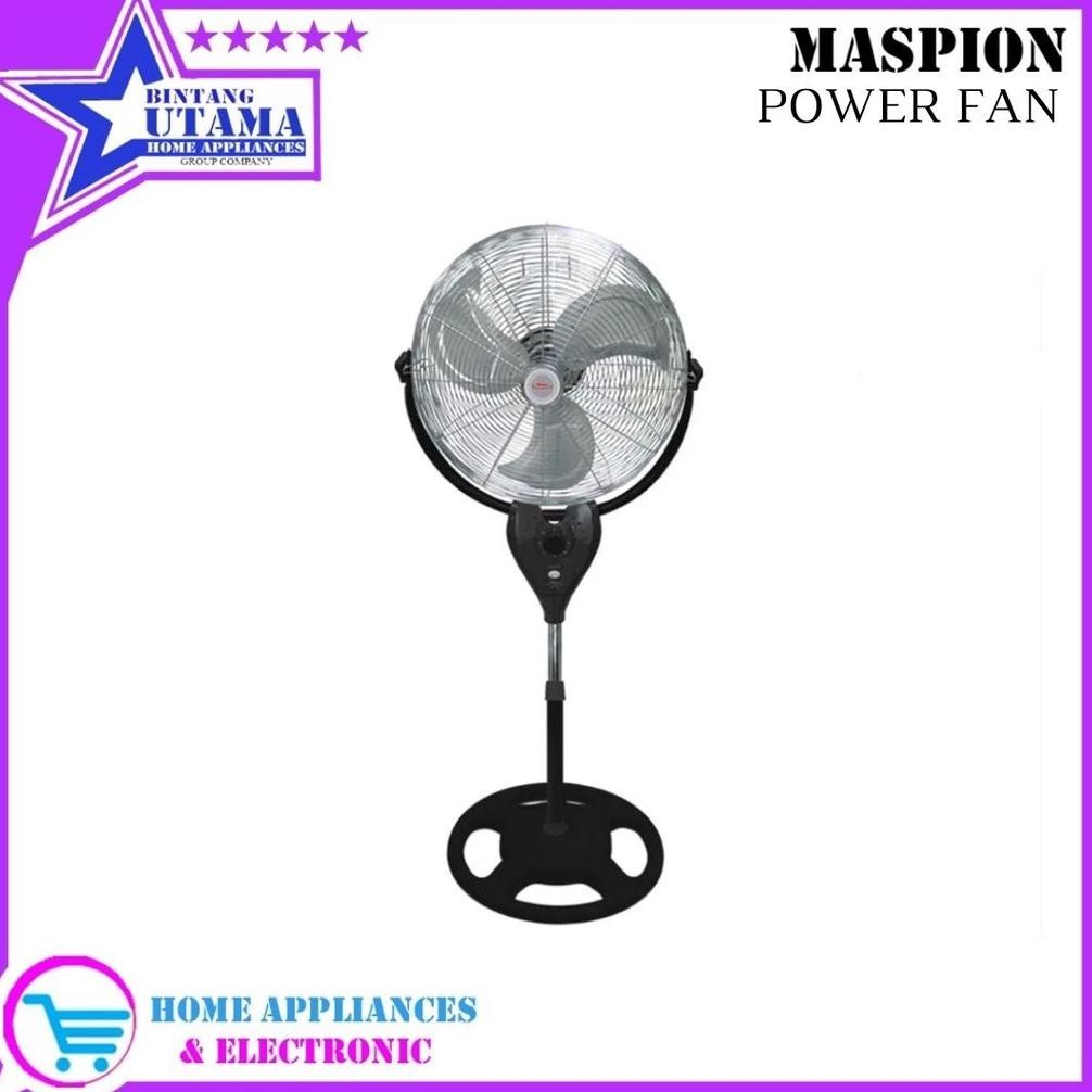 Terlaris (Cod) Maspion Pw-507-S / Pw 507 / Power Fan / Kipas Angin Berdiri / Kipas Jumbo Besar [20 I