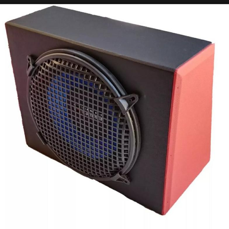 Terlaris Subwoofer Ads Double Coil 12 Inch + Box Hitam Merah