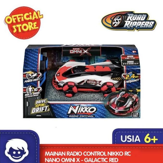 RC Nikko Nano Omni X - Mainan Remote Control Mobil Arah Bebas Modern Termurah