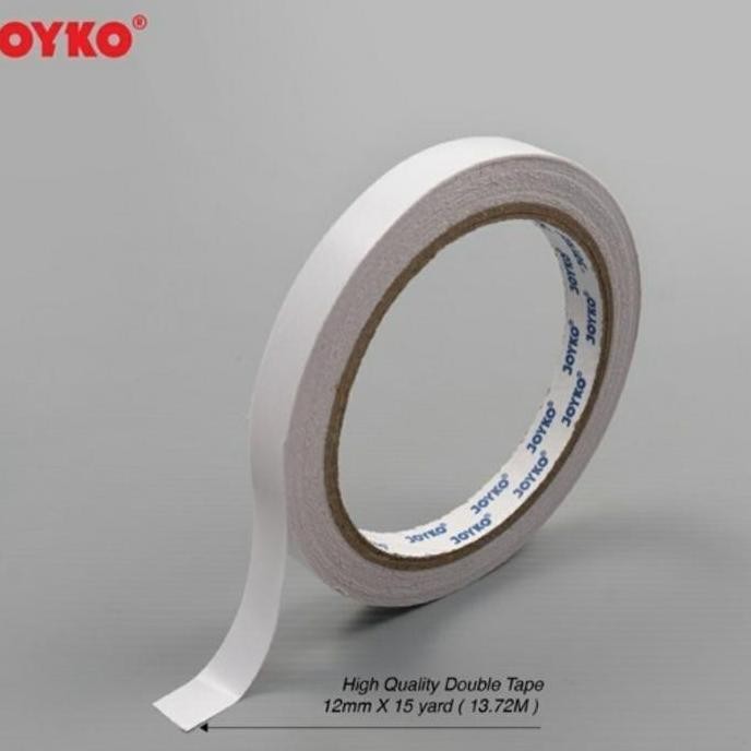 

promo double tape joyko 12mm perekat dua sisi ekonomis serbaguna