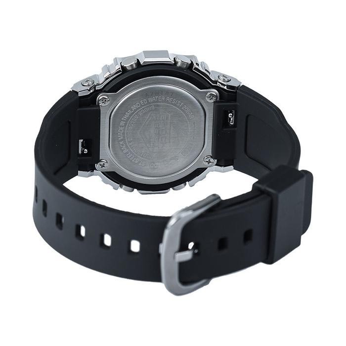 Wl Jam Tangan Wanita Casio G-Shock Gm-S5600-1Dr S Series Metal Square Ladies Digital Dial Black Resi