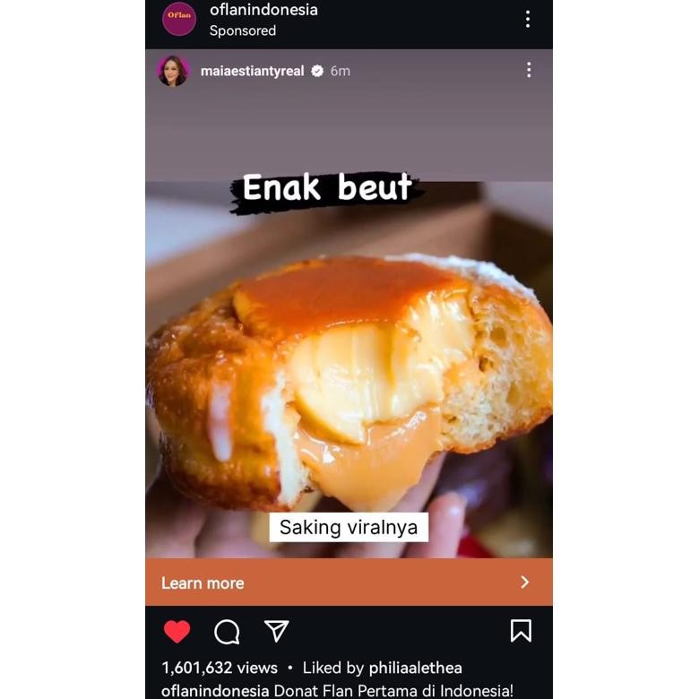 

Promoo!! 12 Pcs Oflan Donat Donut Flan 1 Dozen