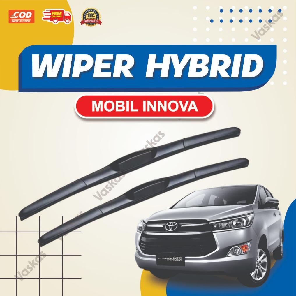 TAHAN LAMA Wiper Mobil Hybrid Innova dan Innova Reborn Premium Termurah Bisa COD