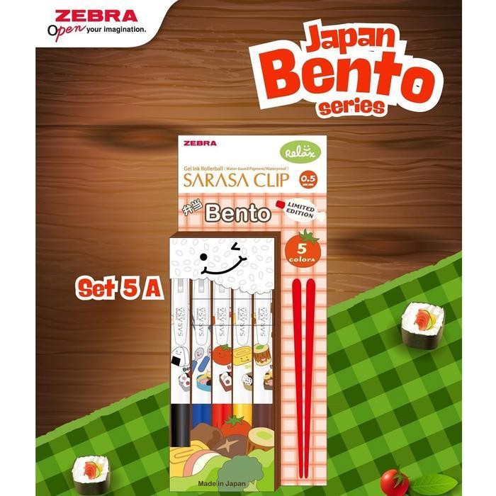 

Sp Sarasa Clip 0.5Mm Japanese Bento Gel Pen Cute - Pulpen Satuan Limited Edition