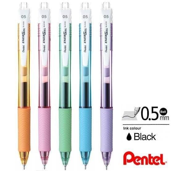 

Sp Pentel Pulpen Energel Bln105 0.5Mm Gel Pen Warna Ballpoint Berkualitas