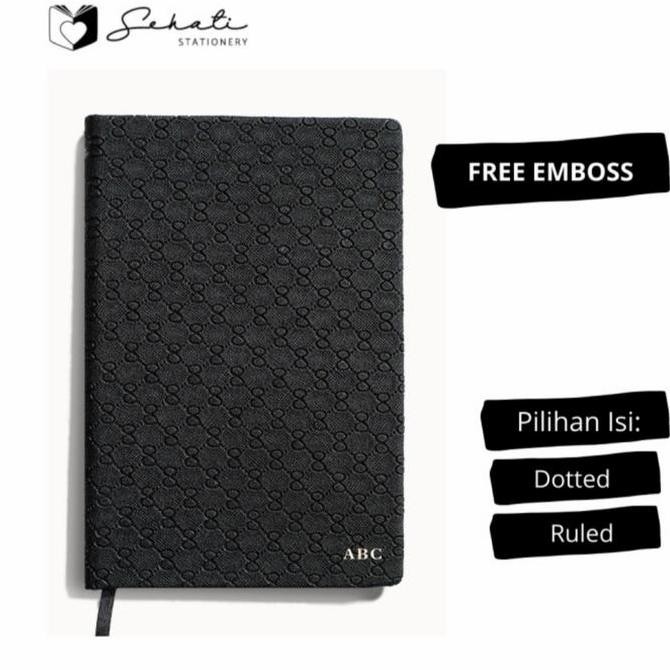 

Free Custom Emboss Nama - Notebook / Buku Tulis / Leather Notebook