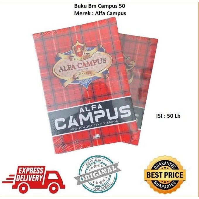 

Buku Tulis Bm Campus Boxy 50