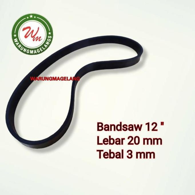 Belt Karet Landasan Mata Gergaji Bandsaw 12 inch for ALDO WIPRO Ba315