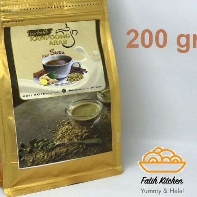 

Kopi Kampoong Arab Susu Halib 200 Gr 200Gr Kopinya Kopi Robusta Rempah
