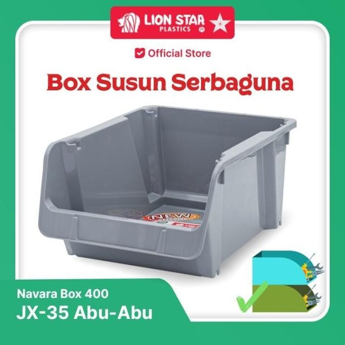 Produk Baru LION STAR Navara Box JX-35 - Kotak Penyimpanan Plastik Serbaguna Besar