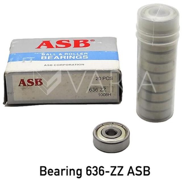 :<:<:<:<] Bearing laher 636 zz diameter dalam 10mm luar 35mm tebal 11mm