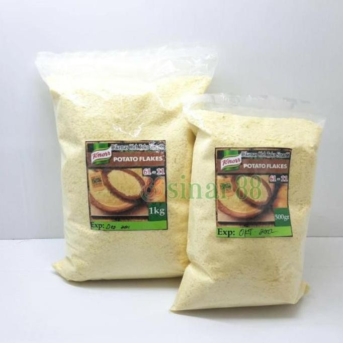 

+++++] Knorr Potato Flakes Plastik Bening 500gr