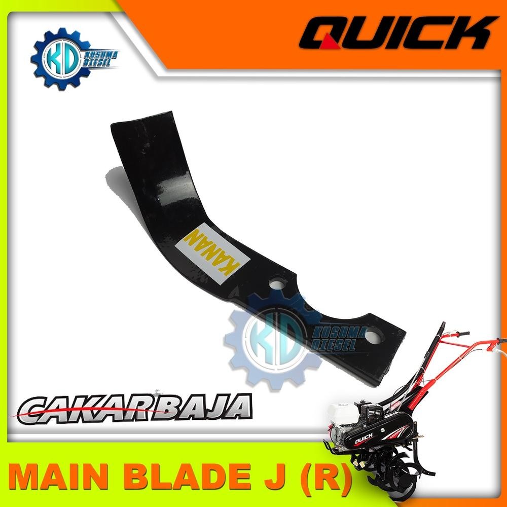BLADE J - KANAN -  PISAU ROTARY J - KANAN - CAKAR BAJA QUICK
