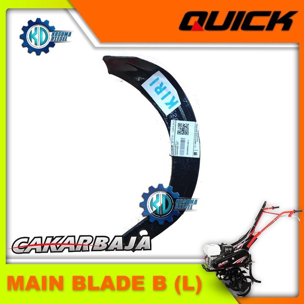 Main Blade B (L), Cakar Baja (SP) - Pisau Rotary B Cakar Baja - Kiri -  Blade B Kiri Cakar Baja