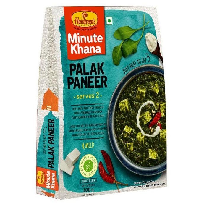 

yang dicari] HALDIRAM YUMKEENZ PALAK PANEER 300 GM RTE