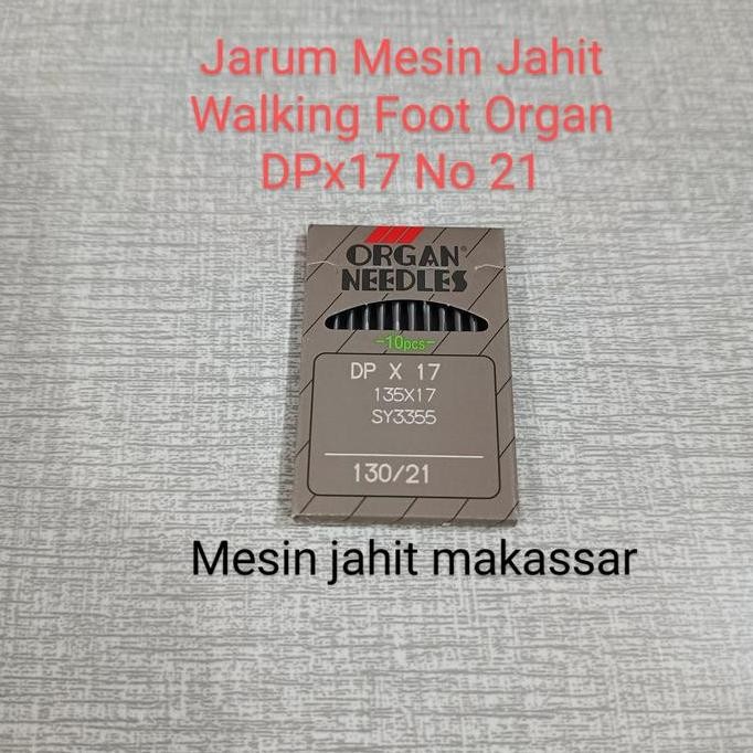 

,,,,,,,] Original Termurah | Jarum Mesin Jahit Walking Foot DPx17 No 21 Organ