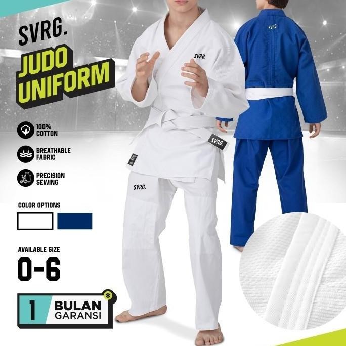 SVRG. Gi Judo Pakaian Judogi - Baju Keikogi - Baju Judo Satu Set