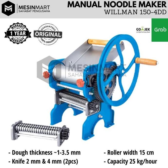 PENGGILING/ GILING MIE/ CHEESE STICK/ PEMIPIH ADONAN/ KUE BAWANG NOODLE MAKER MANUAL WILLMAN (2 & 4M