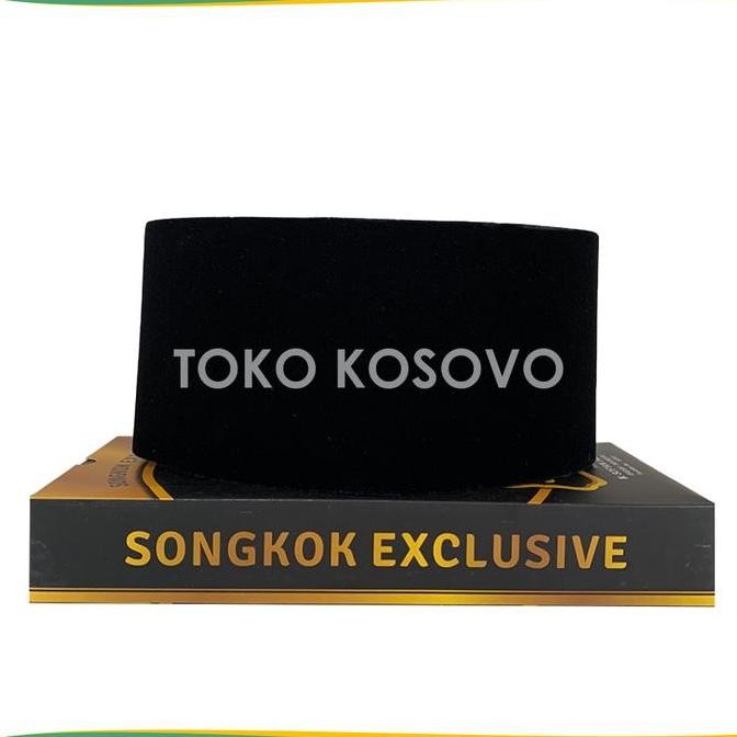 Peci Songkok Kopiah SONNY AC Hitam Polos Tinggi 12