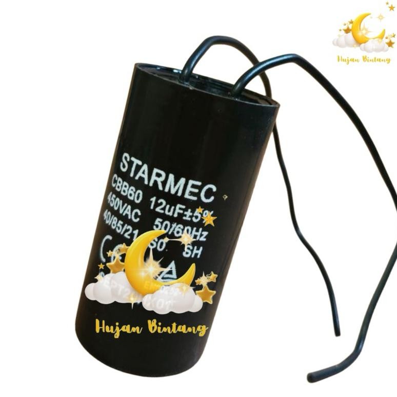 KAPASITOR MESIN CUCI 1 TABUNG CBB60 12UF SHARP / KAPASITOR MESIN CUCI MERK SHARP 1 TABUNG CBB60 12UF