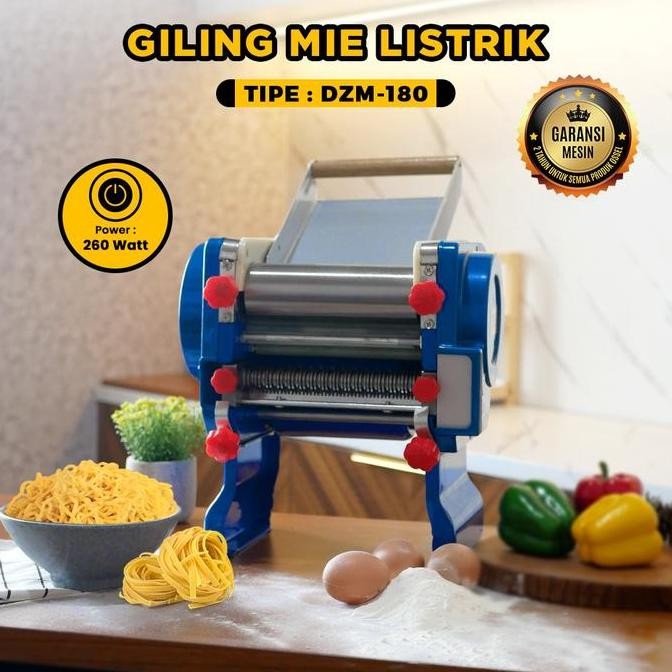 OSSEL MESIN GILING MIE DZM180 OSSEL GILING MIE LISTRIK OTOMATIS GILINGAN MIE LISTRIK DZM-180 DZM180 
