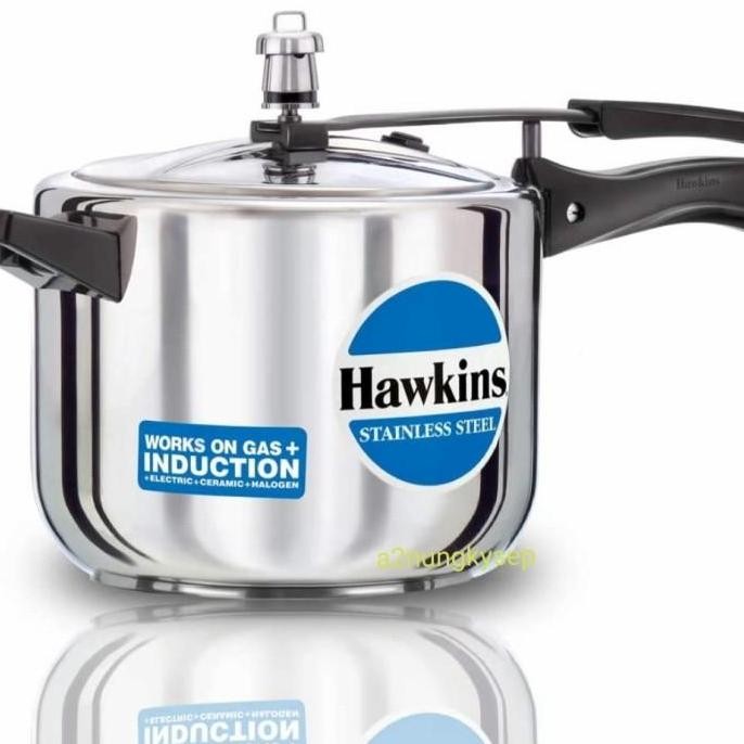 

=====] HAWKINS PRESURE COOKER STAINLESS STEEL 5 LITER