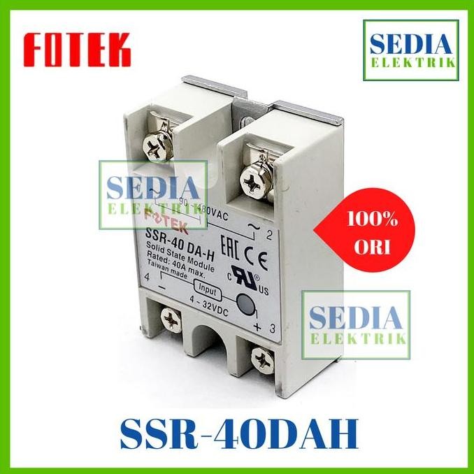 FOTEK SSR-40DA-H SSR 40DAH 40DA H ORIGINAL DAN TERPERCAYA