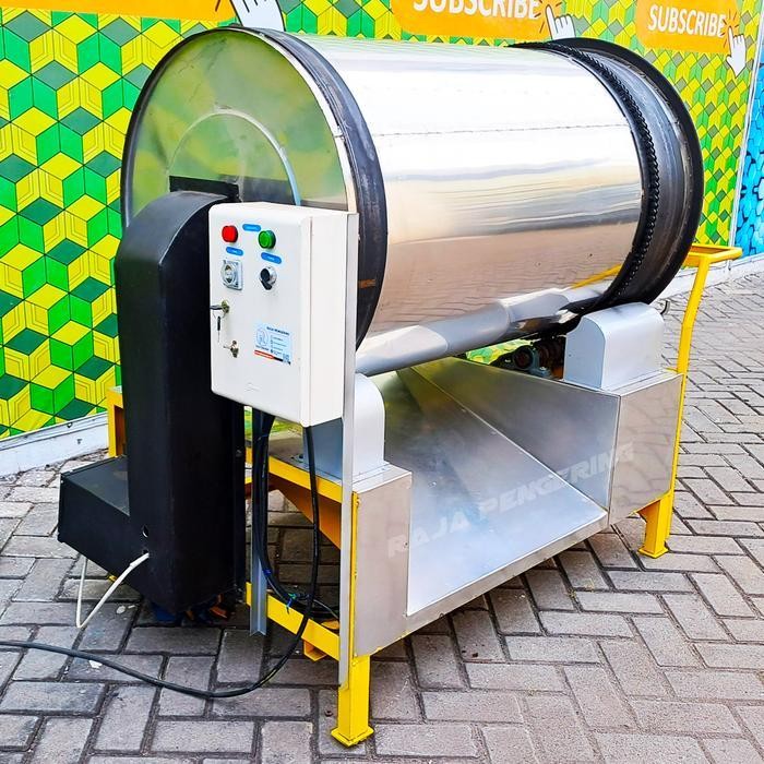 Mesin Pengering Gula Garam Tepung Dan Bahan Makanan Tipe Food Grade Rotary Dryer Kapasitas 150 Kg Ka