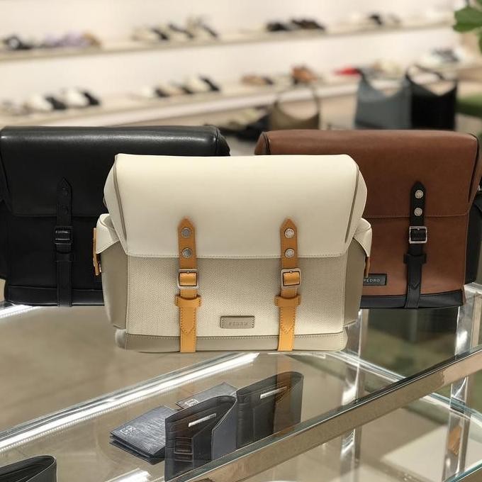Tas pria Mini Mesenger original Pedro AUTHENTIC - Slingbag Canvas SS