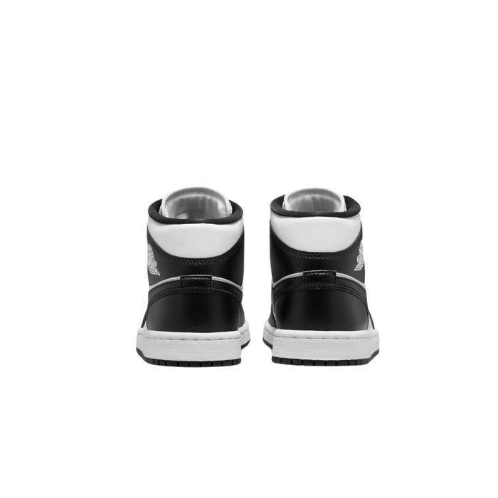 EWS Sepatu Sneakers Nke Air Jordan 1 Mid Black White Panda Nke 100% BNIB