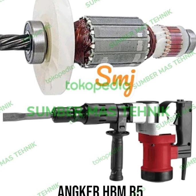 Baru (1) angker bitec hbm r5 armature bitec hbm r5 rotor bor jack hammer bitec sumbermte Ayo Beli