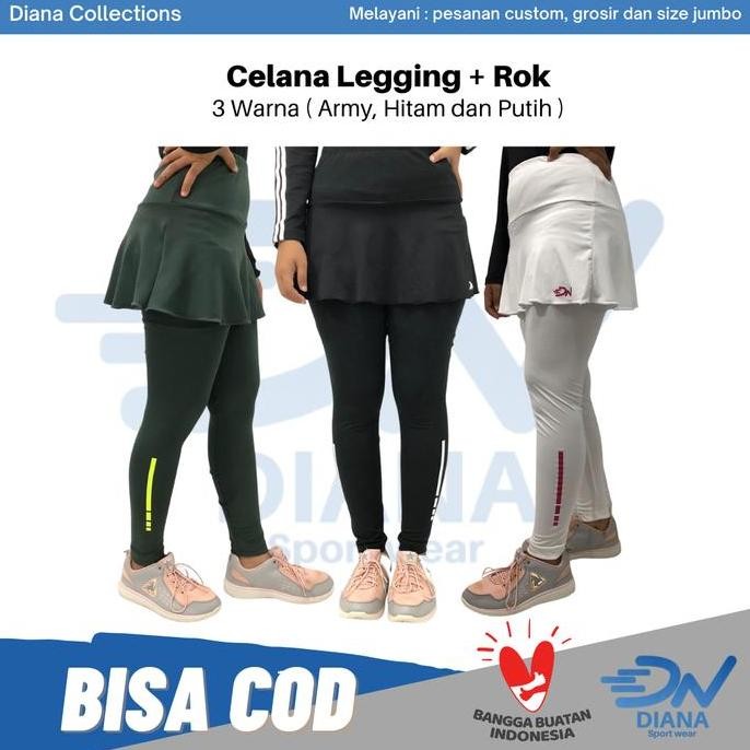 celana legging rok jumbo | legging rok skirt | legging rok aerobik