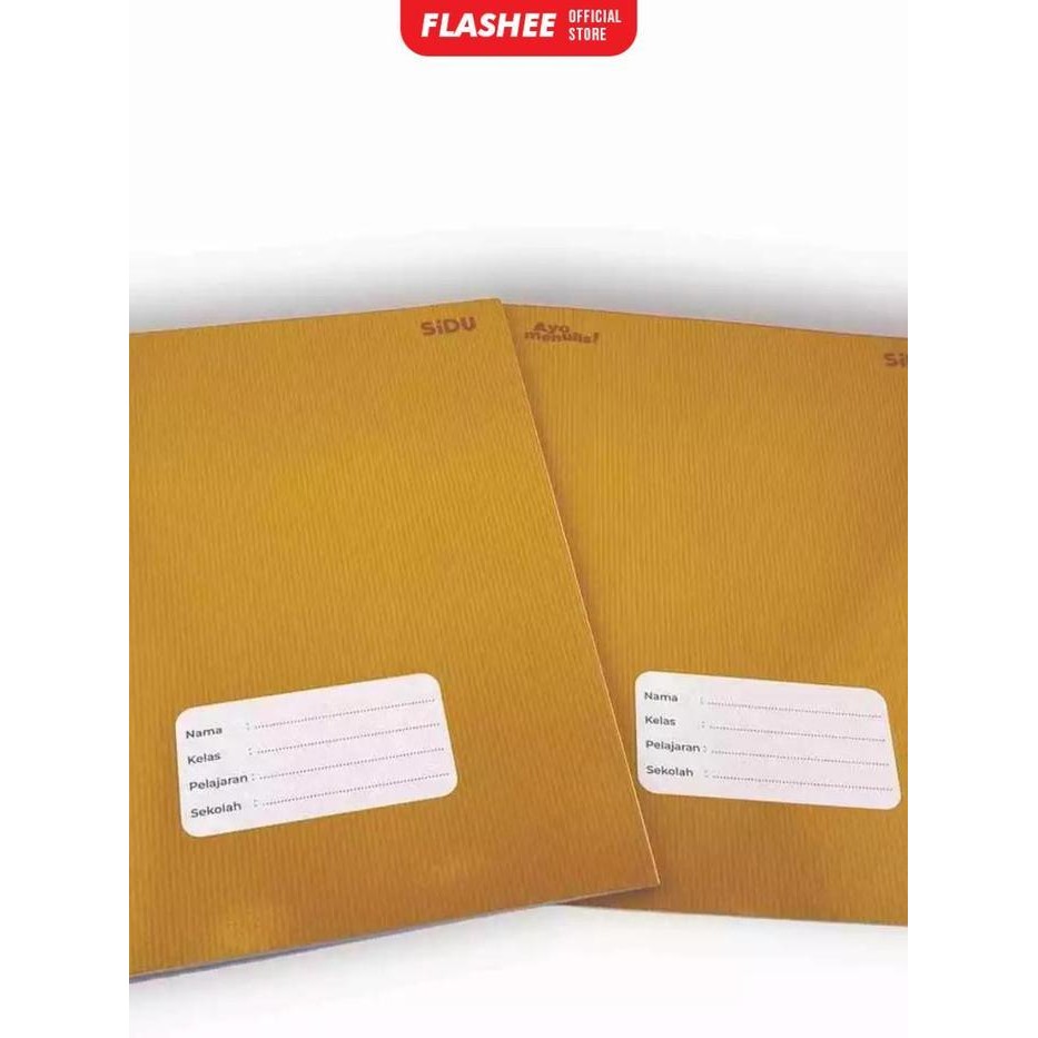 

SWG Flashee 1 Pack Buku Tulis Sidu Kraft 40 Lembar Buku Catatan Sekolah Buku Sampul Coklat Sidu Kertas Paper Stationery