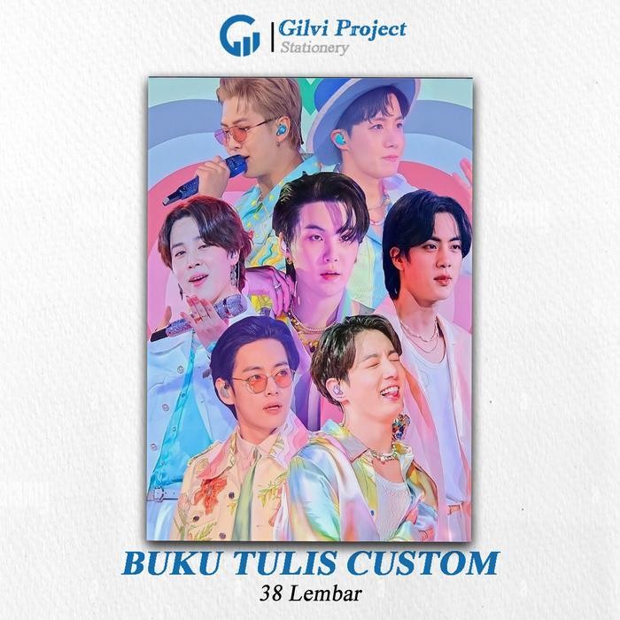 

SWG Buku Tulis BTS / 1 Pack Isi 5 Buku / Buku Tulis Sekolah Catatan Notes Agenda Planner Jurnal Notebook Anime
