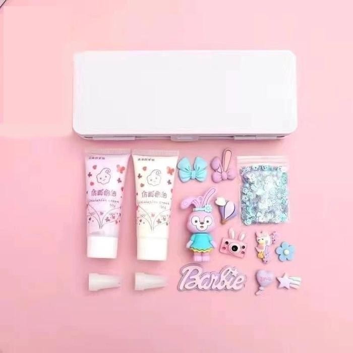 

SWG Kotak Pensil Anak - DIY Kotak Pensil 3D - Kit kotak pensil DIY Laki-Laki dan Perempuan Stationery Lem Ice
