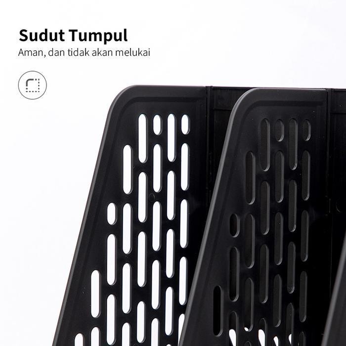 

SWG Deli Magazine Container / File Tray / Box File Tempat Dokumen Bahan Plastik Tebal 7899X Penyimpanan Rak