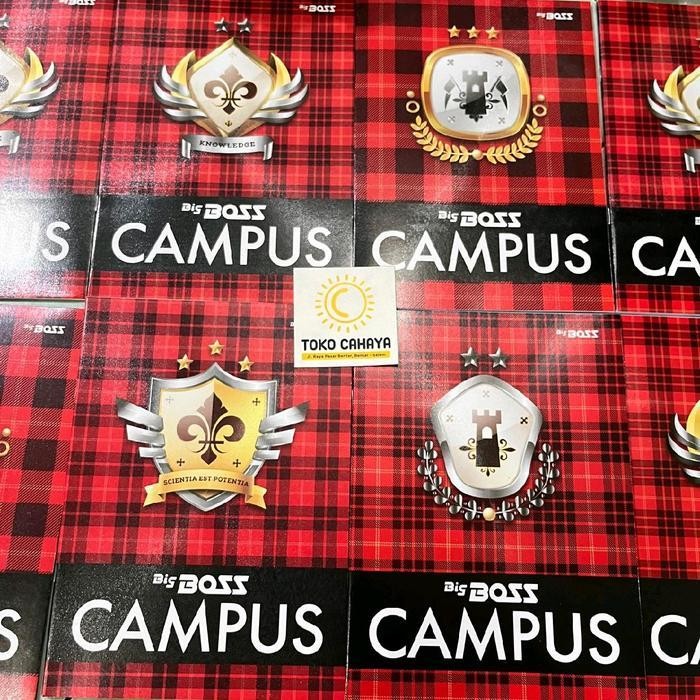 

SWG Bigboss campus 36 lembar isi 6 buku tulis bigbos putih sekolah stationary