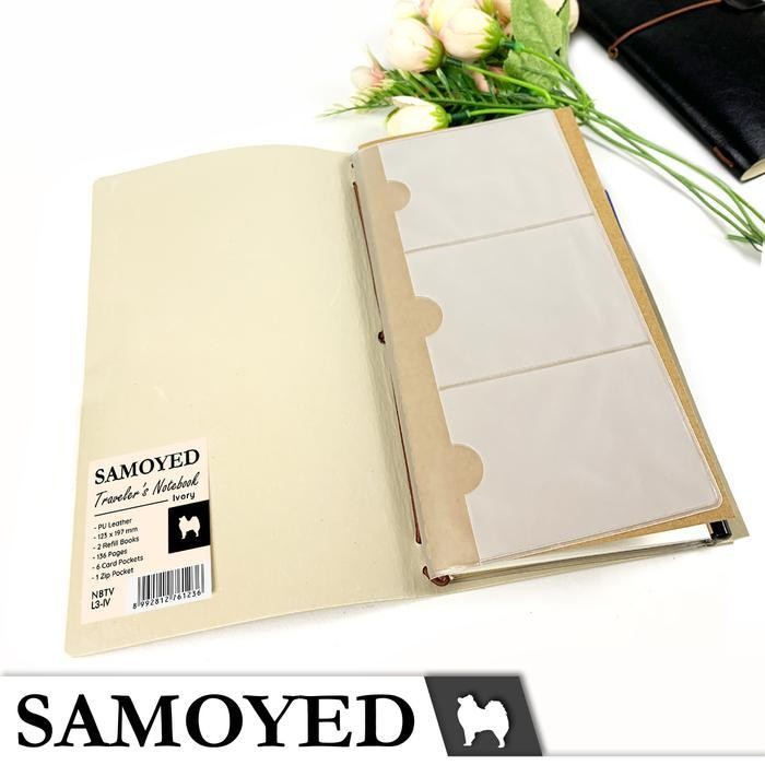

SWG Buku Tulis / Catatan / Agenda / Jurnal / Traveler's Notebook / Diary / Journal Samoyed NBTV-L3