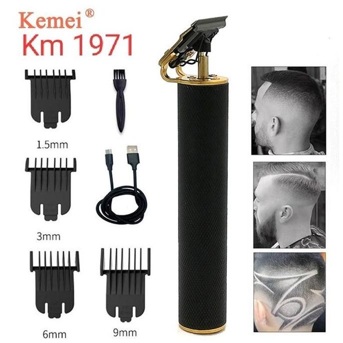 Alat Cukur Potong Rambut Elektrik Kemei Km-1971 1971 1419 1407