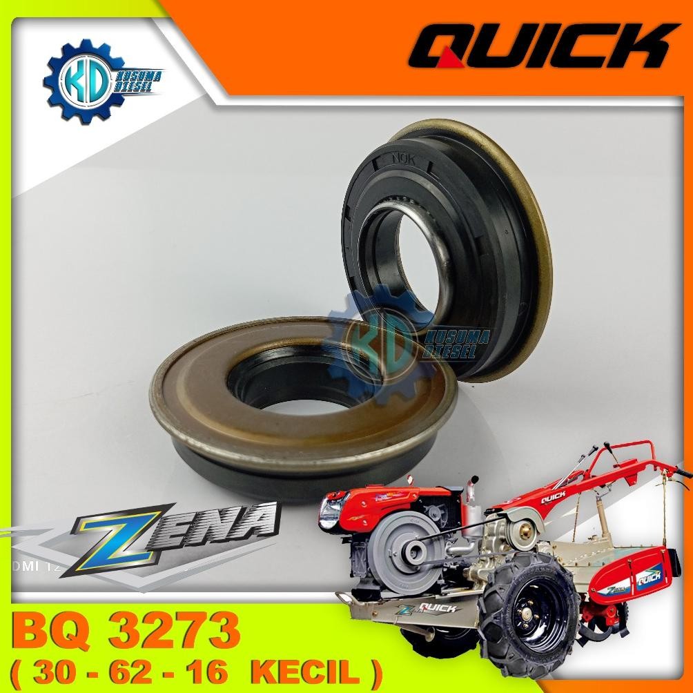 OIL SEAL BQ  3273 - 30.62.16 KECIL - SEAL RTH ROTARY ZENA - QUICK - TRAKTOR - SPAREPART TRAKTOR QUIC