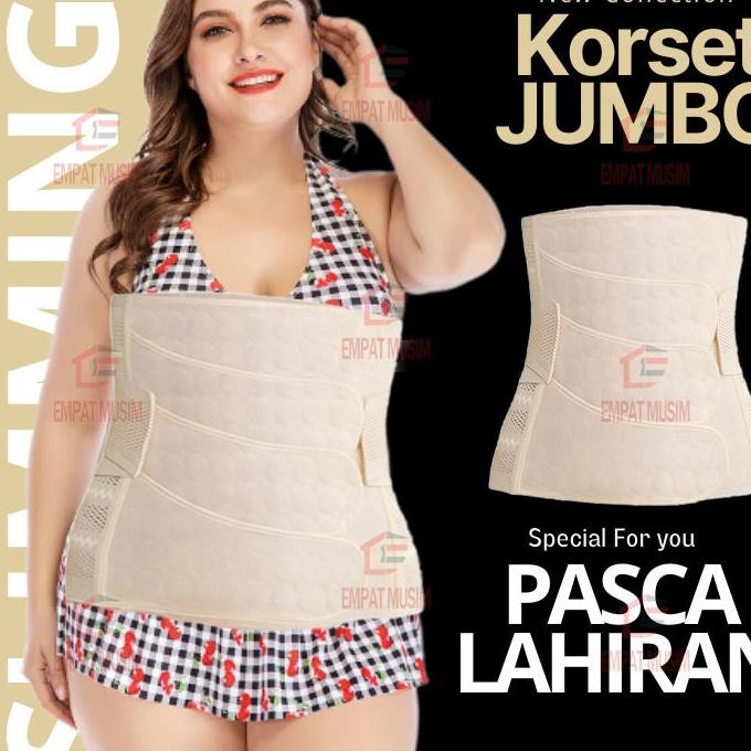 Korset Perut Buncit Bsize Jumbo Ukuran M L Xl 2Xl 3Xl 4Xl 5Xl Gurita Ibu Melahirkan Peat Korset Stag