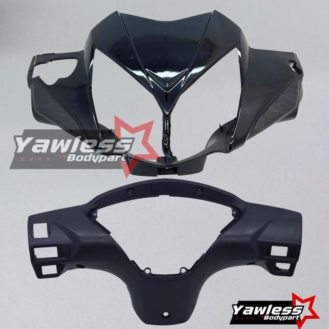 BATOK KEPALA SUPRA X 125 NEW BATMAN HITAM SET PLUS REFLEKTOR SUPRA X 125 ORIGINAL DAN TERPERCAYA