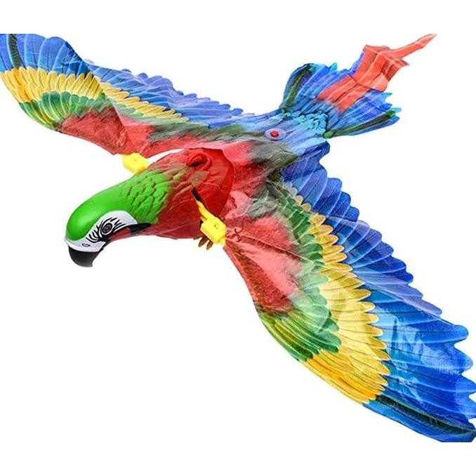 Baru Flying parrot Mainan Burung Kakak tua Terbang Elektronik Dengan Lampu madi50 Ayo Beli